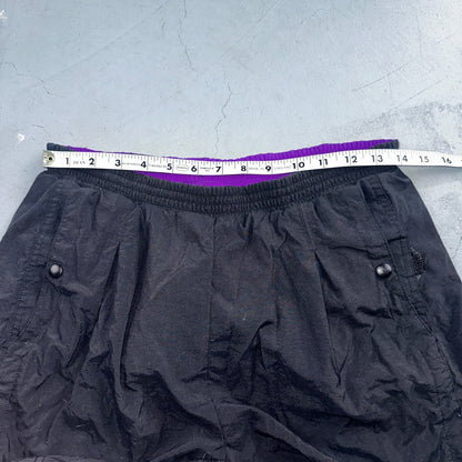 Nike ACG VTG Swim Trunk Mens M Black Cargo Pocket Outdoor Hiking Elastic 90s