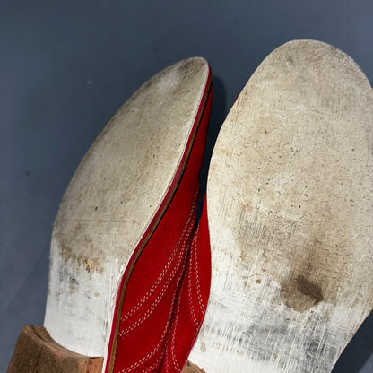 Giorgio Brutini Men's Oxford Suede Wing Tip Red Dress Shoes Men's 9 Nice