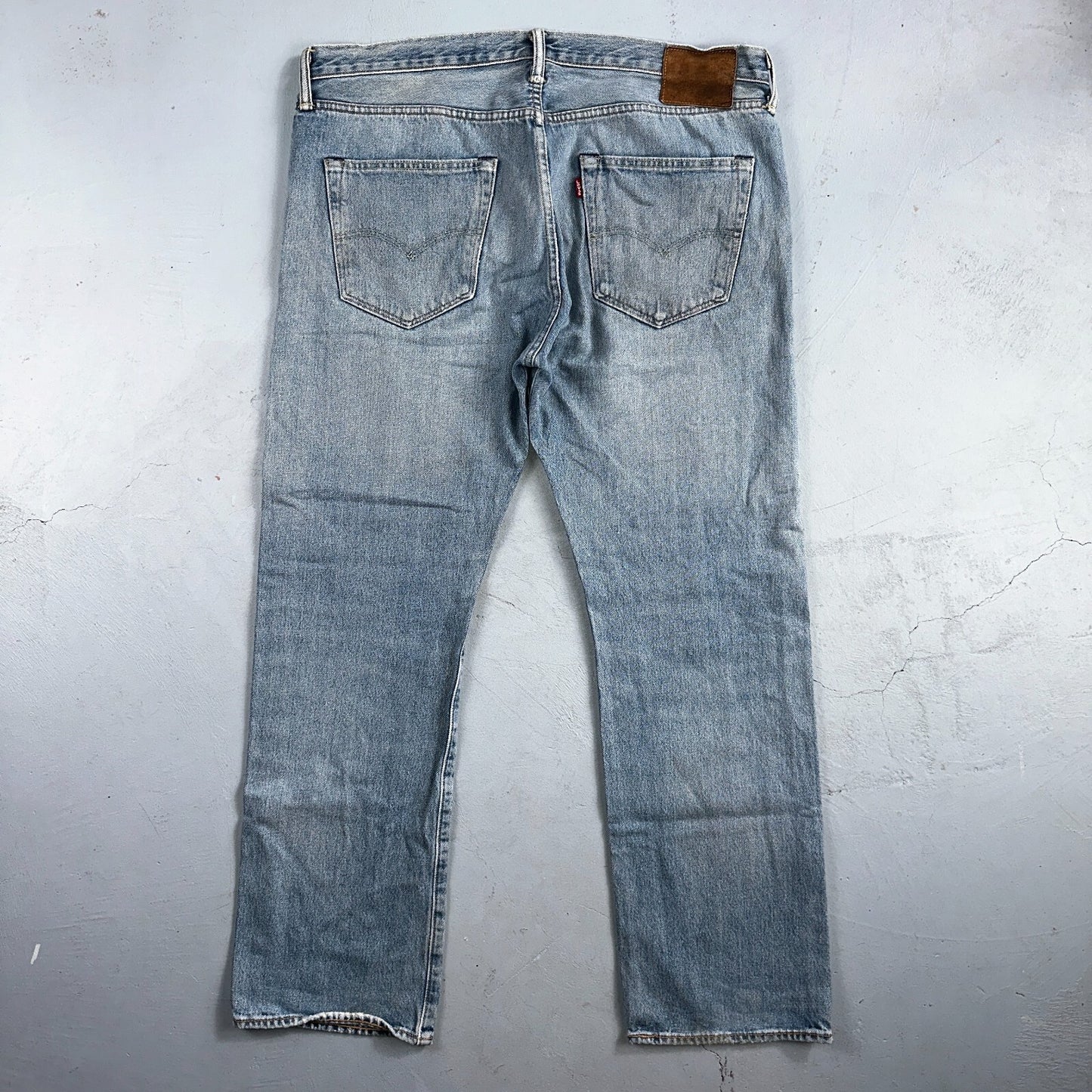 Levis 501 Y2K XX Straight Leg Jeans Blue VTG Light Wash 36x30 Act 38x29