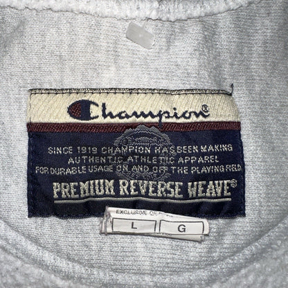 Champion Reverse Weave Vintage Wrestling Conant Sweatshirt L Y2K Gray Crewneck