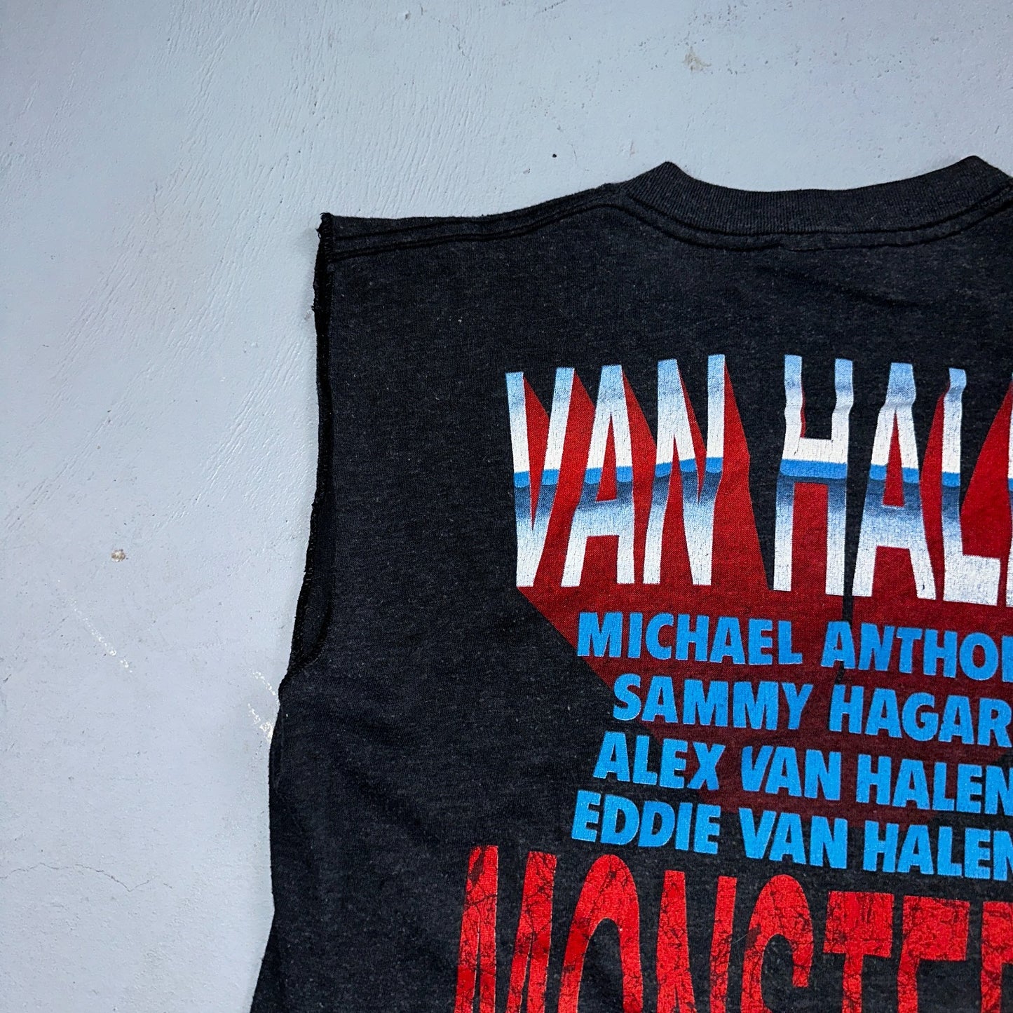 VTG Van Halen Monsters Rock Tour Shirt 1988 Single Stitch Tank Top Concert 80s
