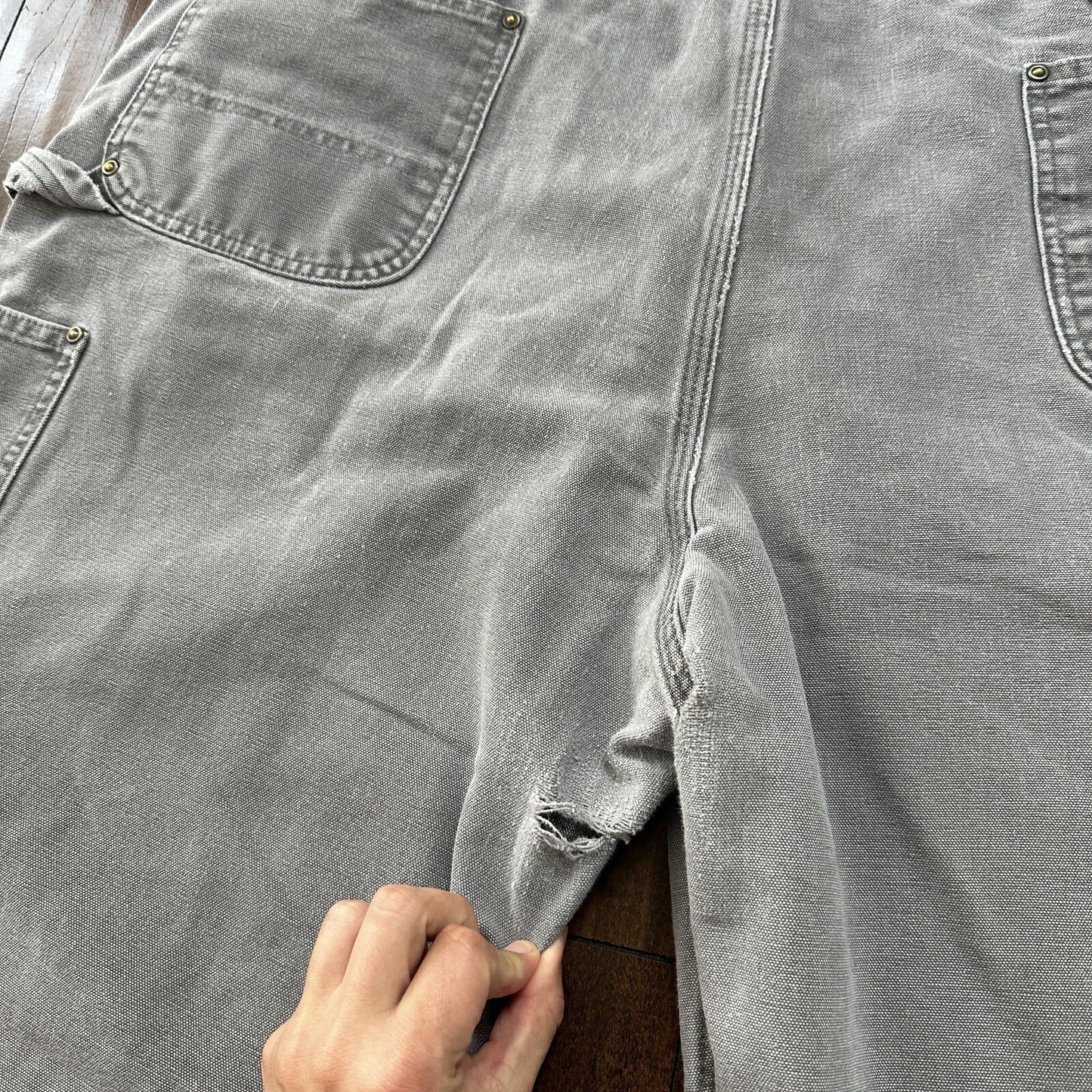 Carhartt B136 GVL Double Knee Carpenter Pants Size 44x34 (Fits 40x30) Dungaree