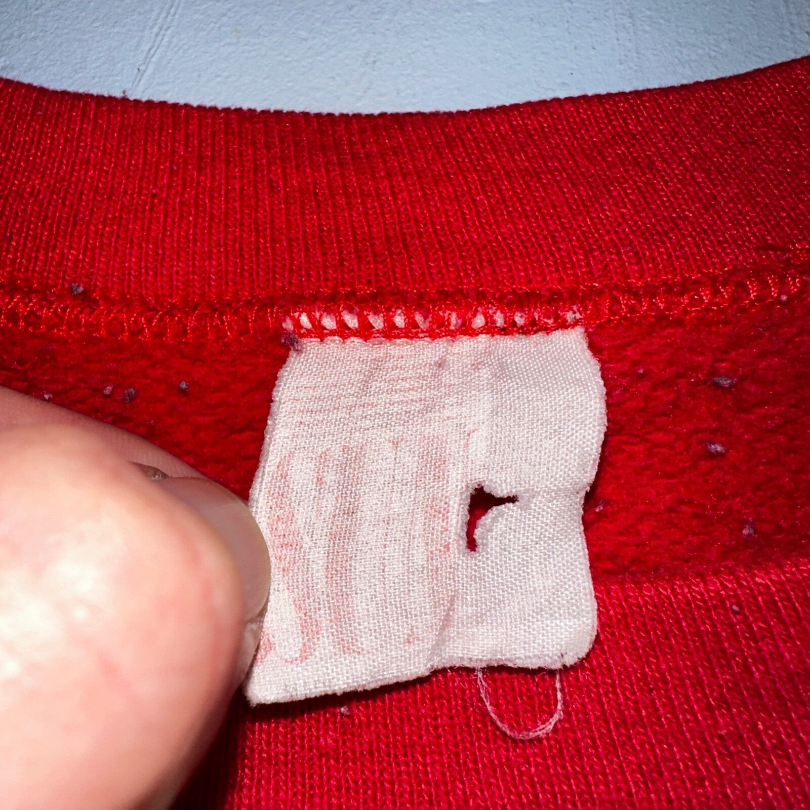 We The People USA VTG 90s Rap Crewneck Sweatshirt Red American Flag Patriotic