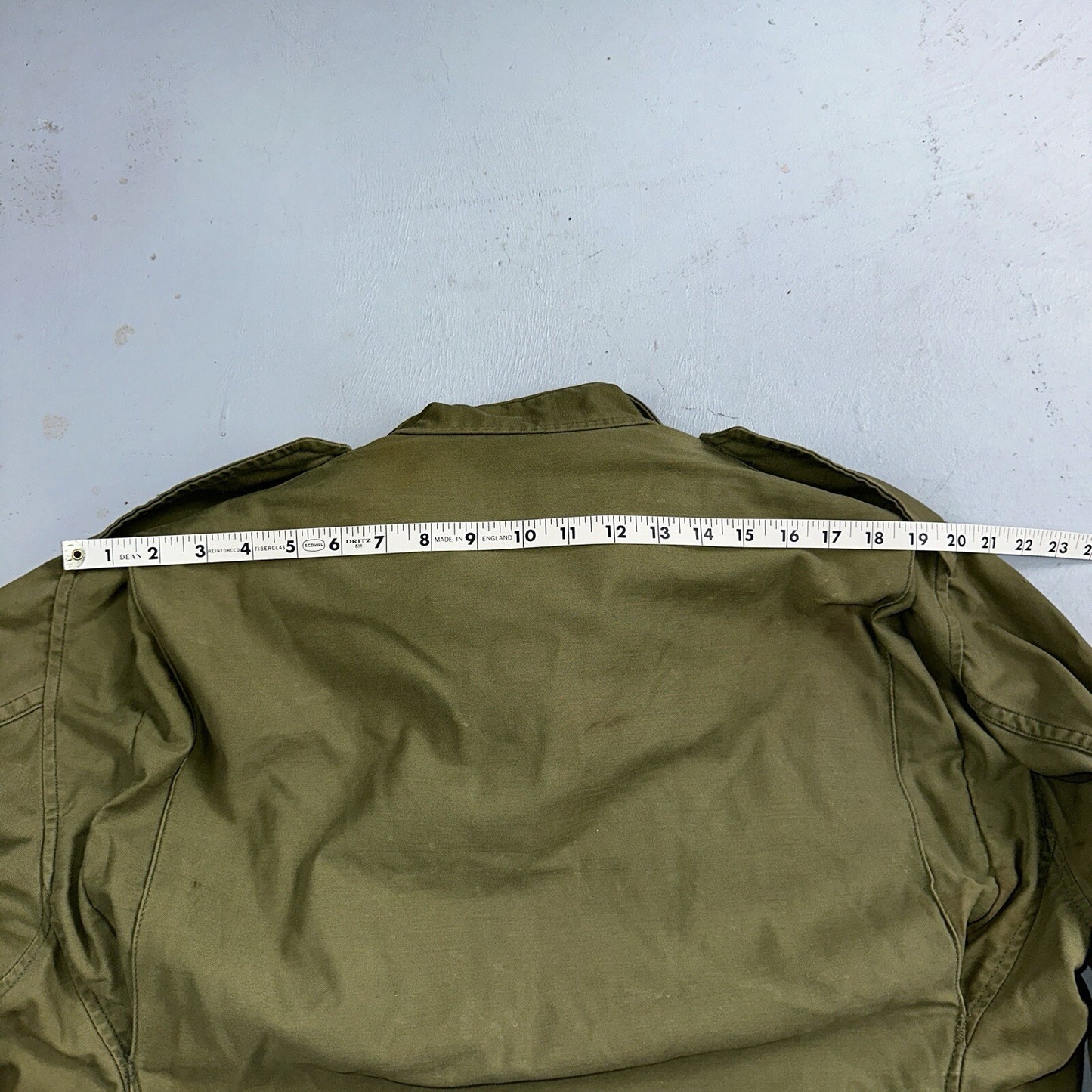 VTG US ARMY M-65 Field Jacket Coat Cold Weather Mans OG-107 Vietnam 70s Medium