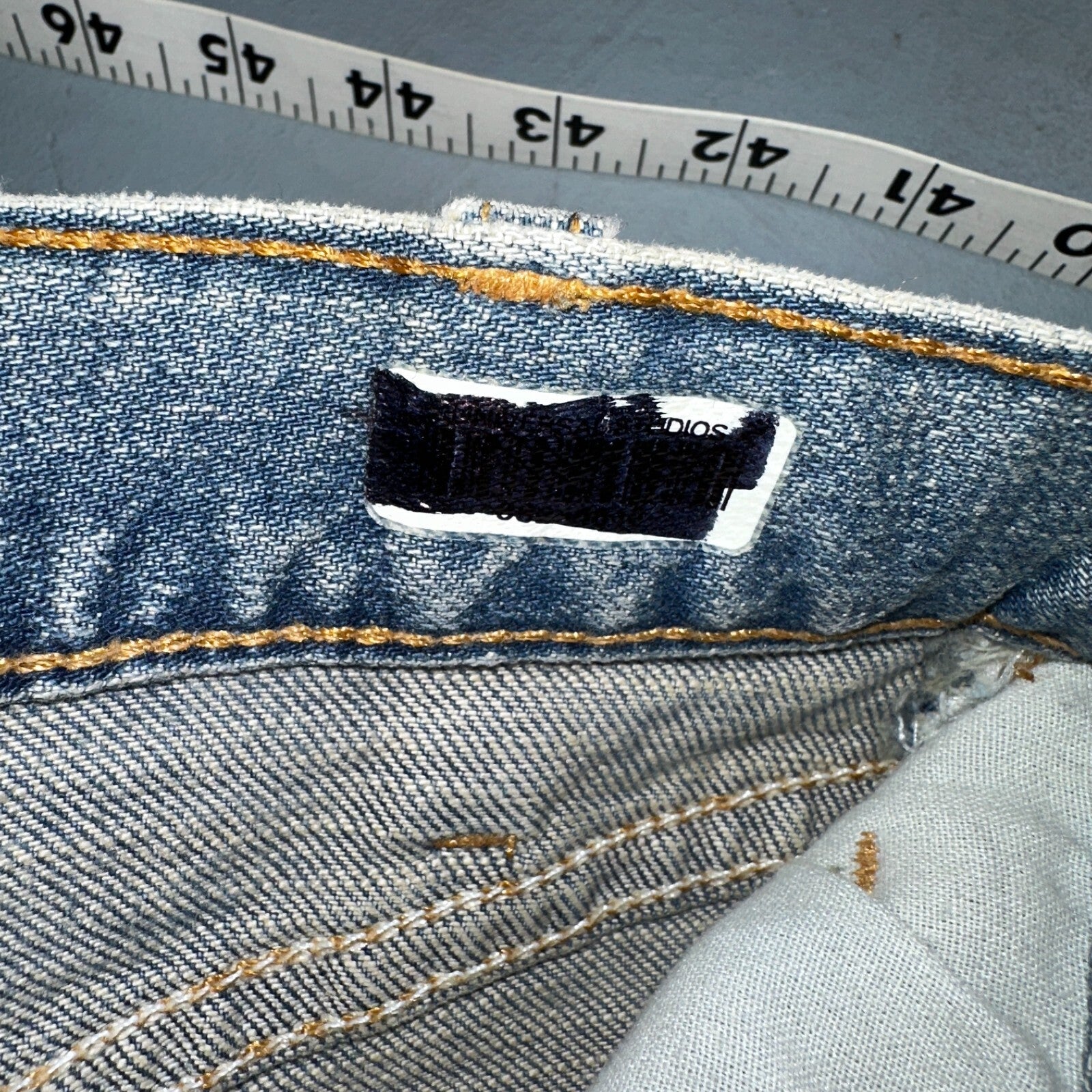 Levis 505 Vintage 90s USA XX Jeans Blue 501 Thrashed Med Wash 36x36 Act 36x30