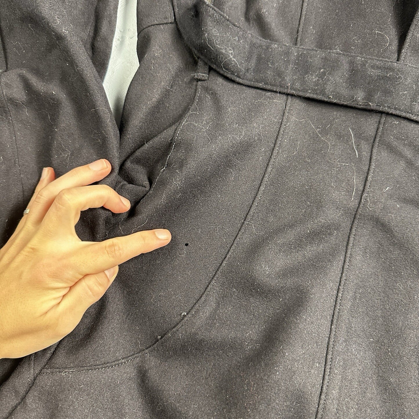 VTG Authentic WWII Paramarine United States Marine Corp Dress Blue Jacket USMC