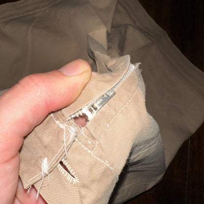 Vintage USA Rockabilly Womens Dress Pants 60s 70s Bottom Tan Shorts 24