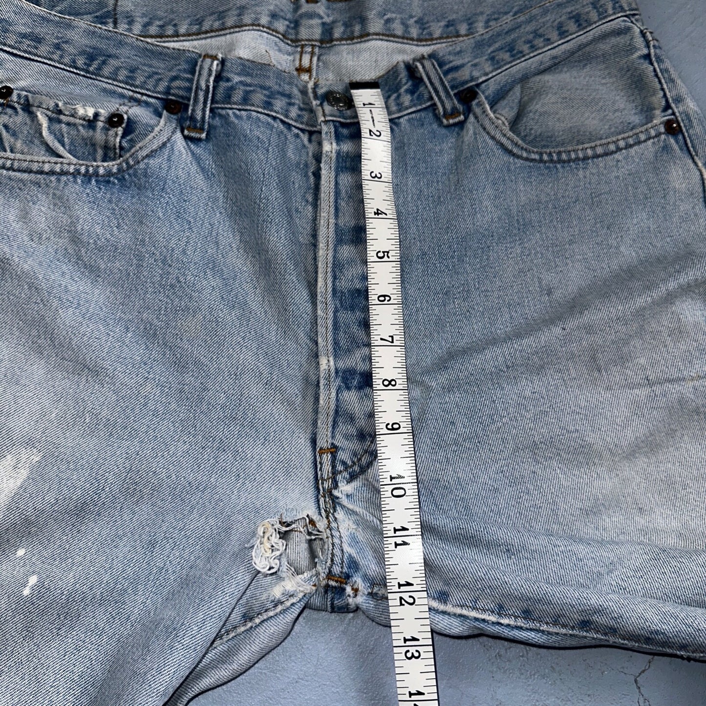 Levis 501 Vintage 80s Redline Selvedge USA XX Jeans Light Wash 38x32 Act 34x27