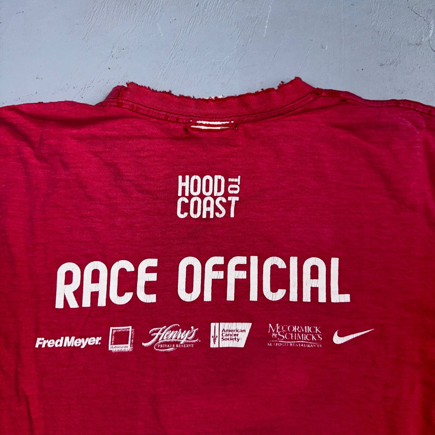 Nike Hood To Coast 2004 Y2K VTG T Shirt Promo Running Race Official Oregon PDX
