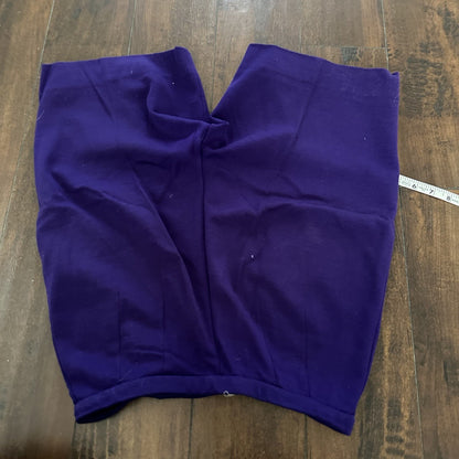 Vintage USA Rockabilly Womens Shorts Disco Skirt 70s 80s Purple Funky Basic