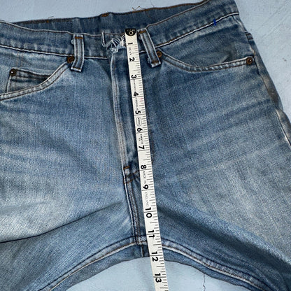 Levis 517 Vintage 80s USA Orange Tab Bootcut Flare Blue Jeans Talon Act 30x29