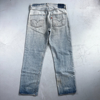 Levis 501 Vintage 80s Redline Selvedge USA XX Jeans Light Wash 36x36 Act 33x31