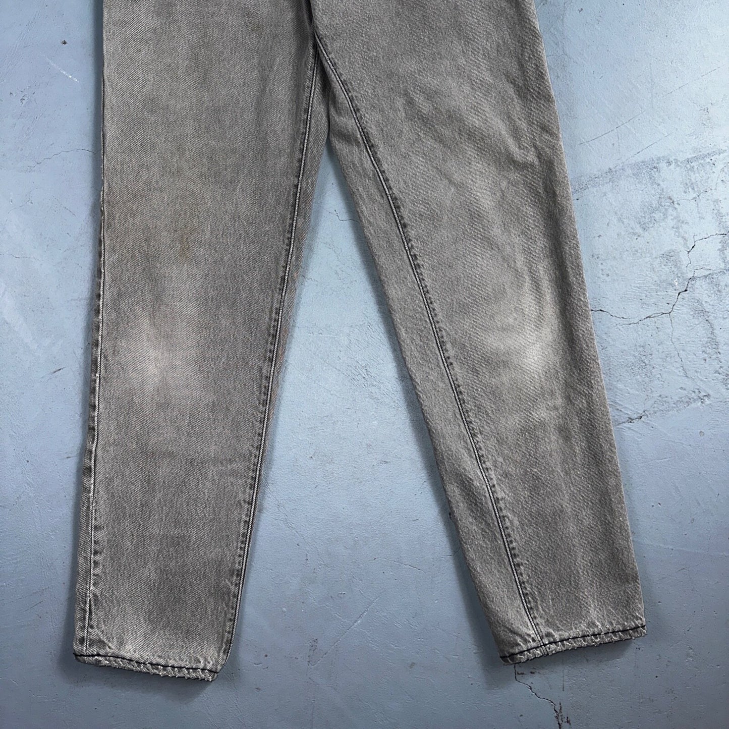 Levis 501 Vintage 90s USA XX Straight Leg Jeans Black Faded Grey Wash Act 25x30