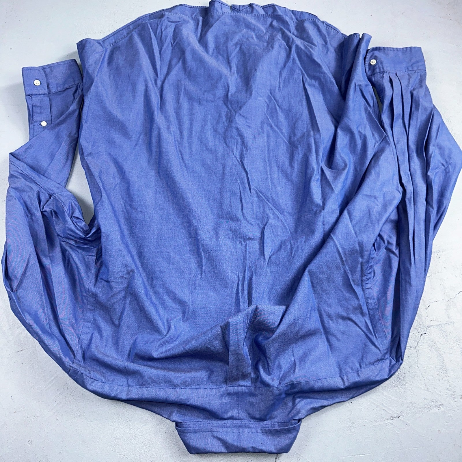 Ralph Lauren Shirt Mens 17.5 Long Sleeve Button Up Pony Yarmouth Cotton