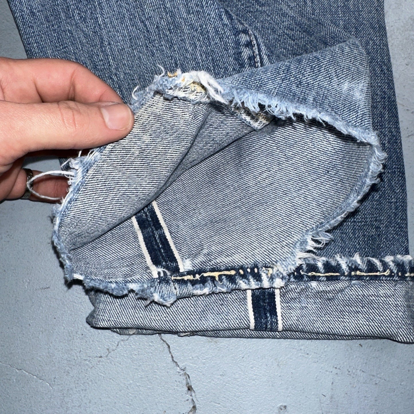 Levis 501 Big E Vintage 60s Redline Selvedge USA XX 1960s Jeans 66 Act 26x31