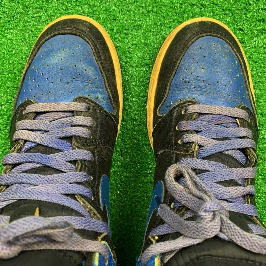 Nike OG 1985 Air Jordan 1 Royal Black Blue Rare Vintage 85 Chicago 7.5 Bred