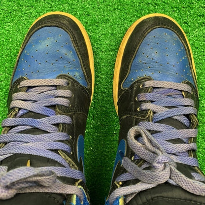 Nike OG 1985 Air Jordan 1 Royal Black Blue Rare Vintage 85 Chicago 7.5 Bred