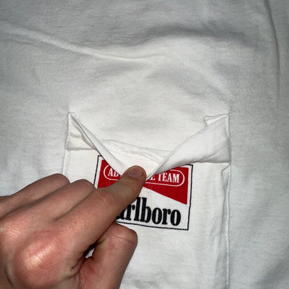 Vintage Marlboro Tee Shirt XL 90s Rafting Promo Single Stitch Sports Smoke