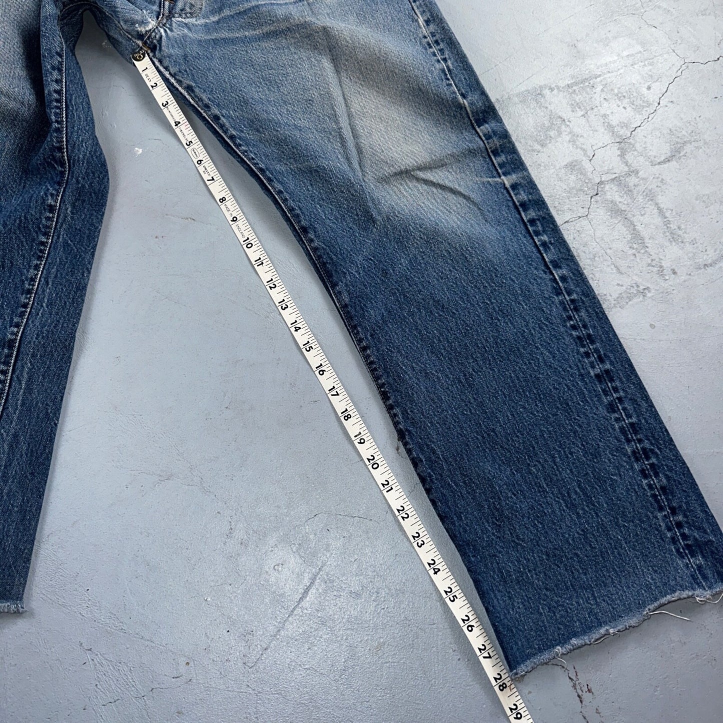 Levis 501 Vintage 80s Redline Selvedge USA XX Jeans Light Wash 40x34 Act 36x28