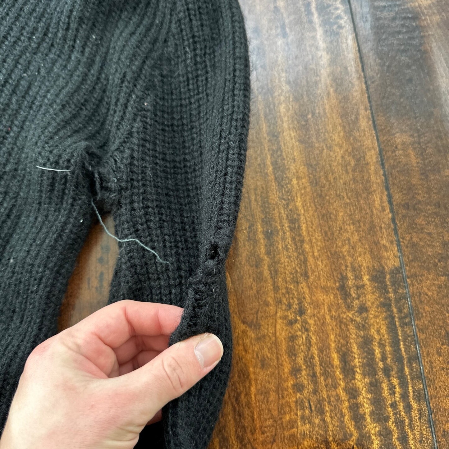 Vtg 60s 70s Thrashed Acrylic Sportswear Shirt Surf Skate Black Oregon USA