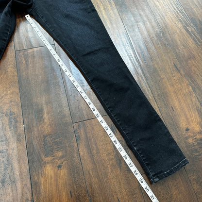 Vince Womens Skinny Jeans Black 26 Low Rise Dark 26x30 DV279B2925