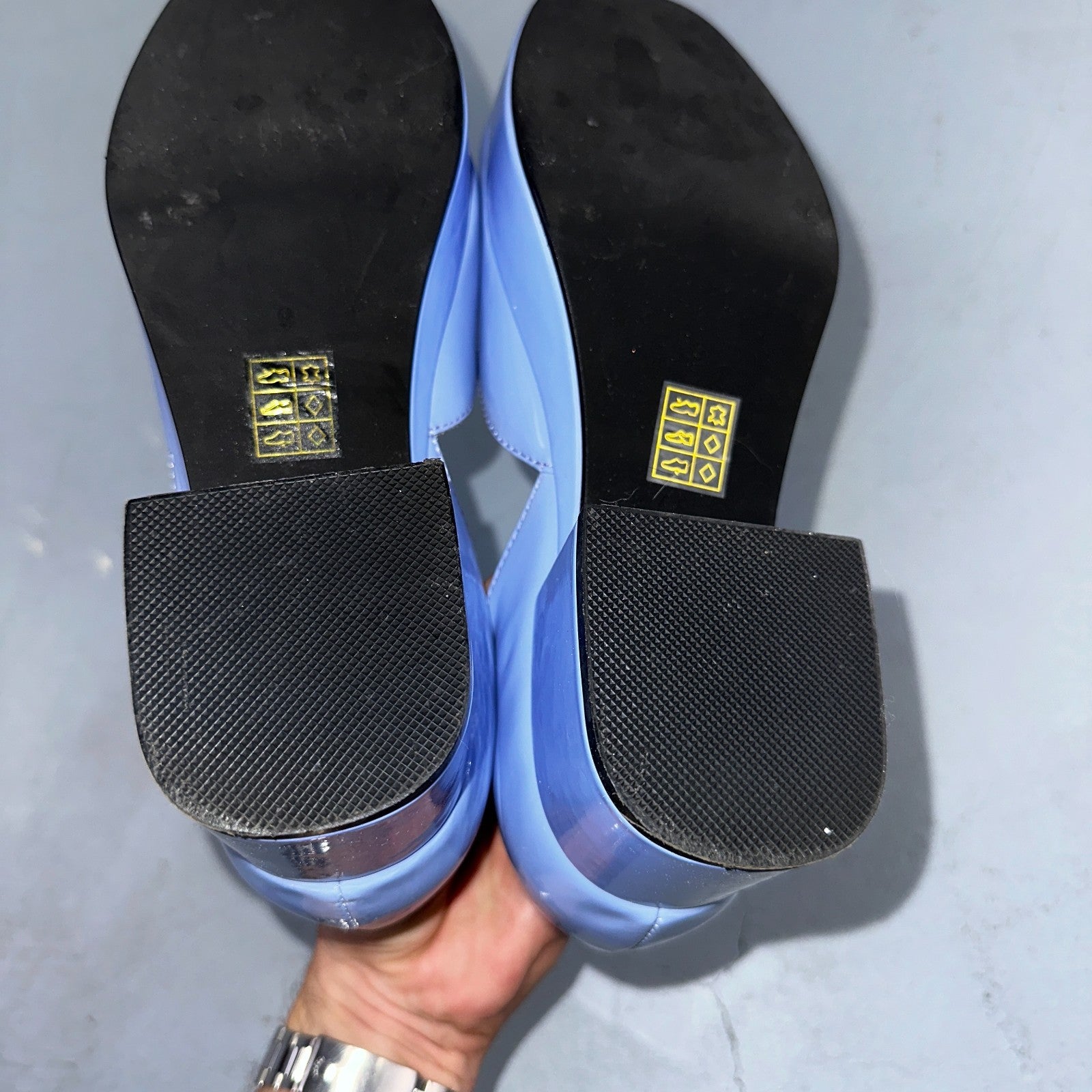 Jeffrey Campbell Ecolier Platform Pump Maddison Mary Jane Blue Platform Shoes