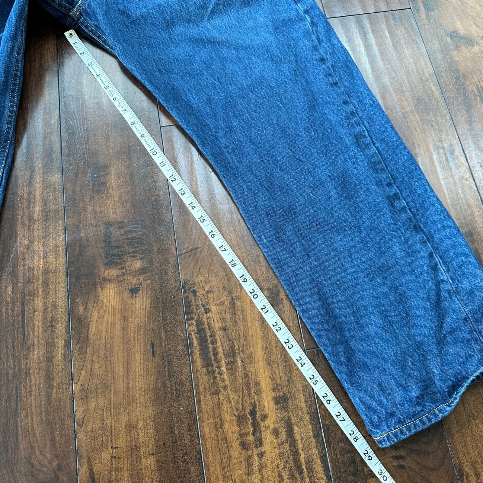 Levis 501 Vintage Y2K XX Straight Leg Jeans 44x32 Med Wash 2000s Act 40x29