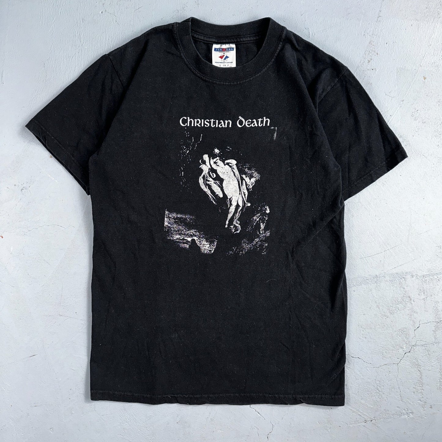 Vintage RARE 90s Christian Death Rozz Williams Goth Industrial Metal Band Tee