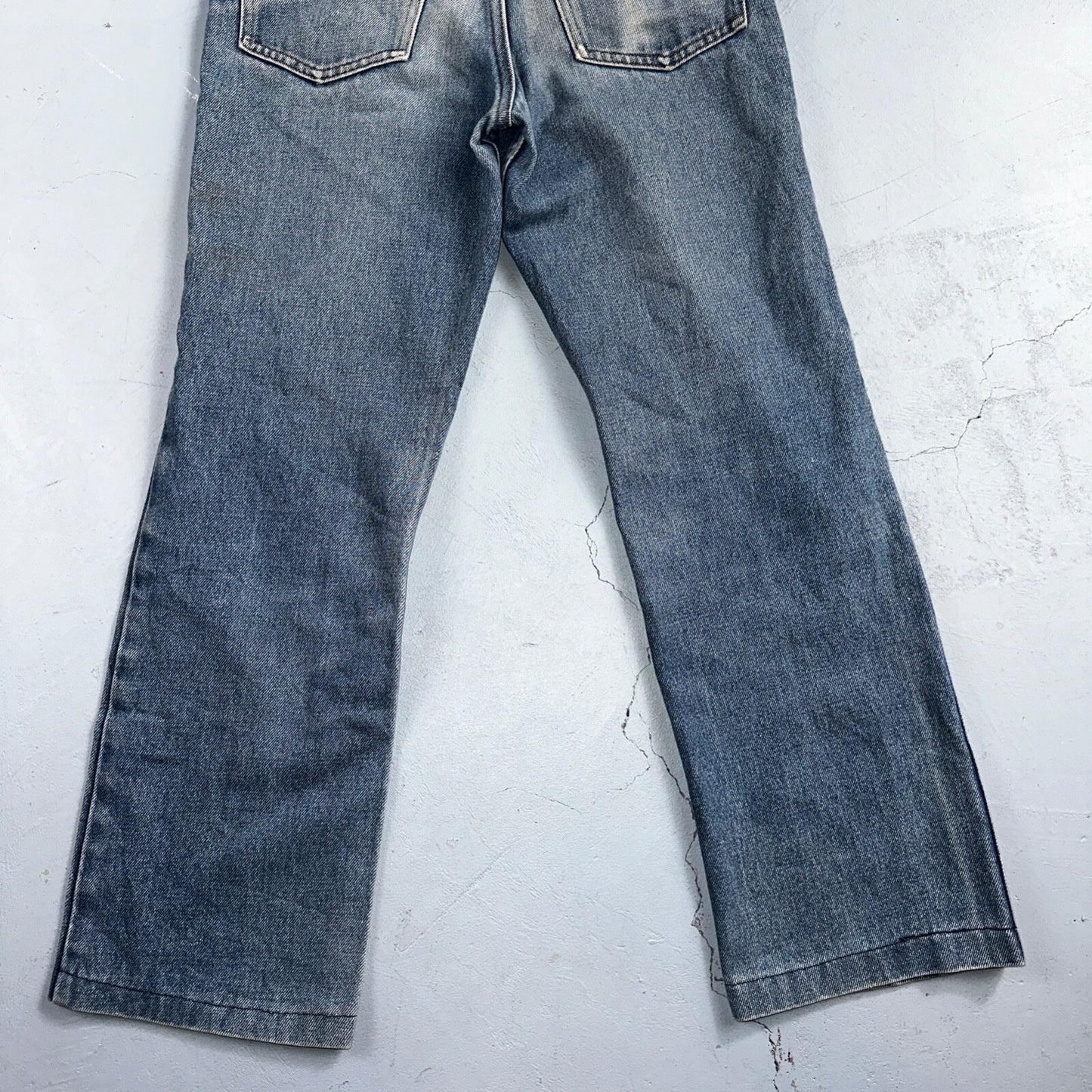 Levis 716 Vintage 80s USA Orange Tab Bootcut Flare Blue Bell Bottom Jeans 29x27