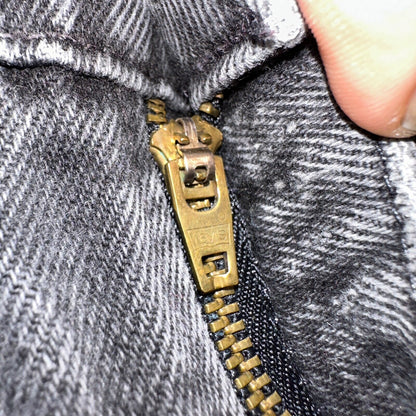 Levis 550 Vintage 90s USA Orange Tab Jeans 38x32 Black Med Wash 501 Act 36x31