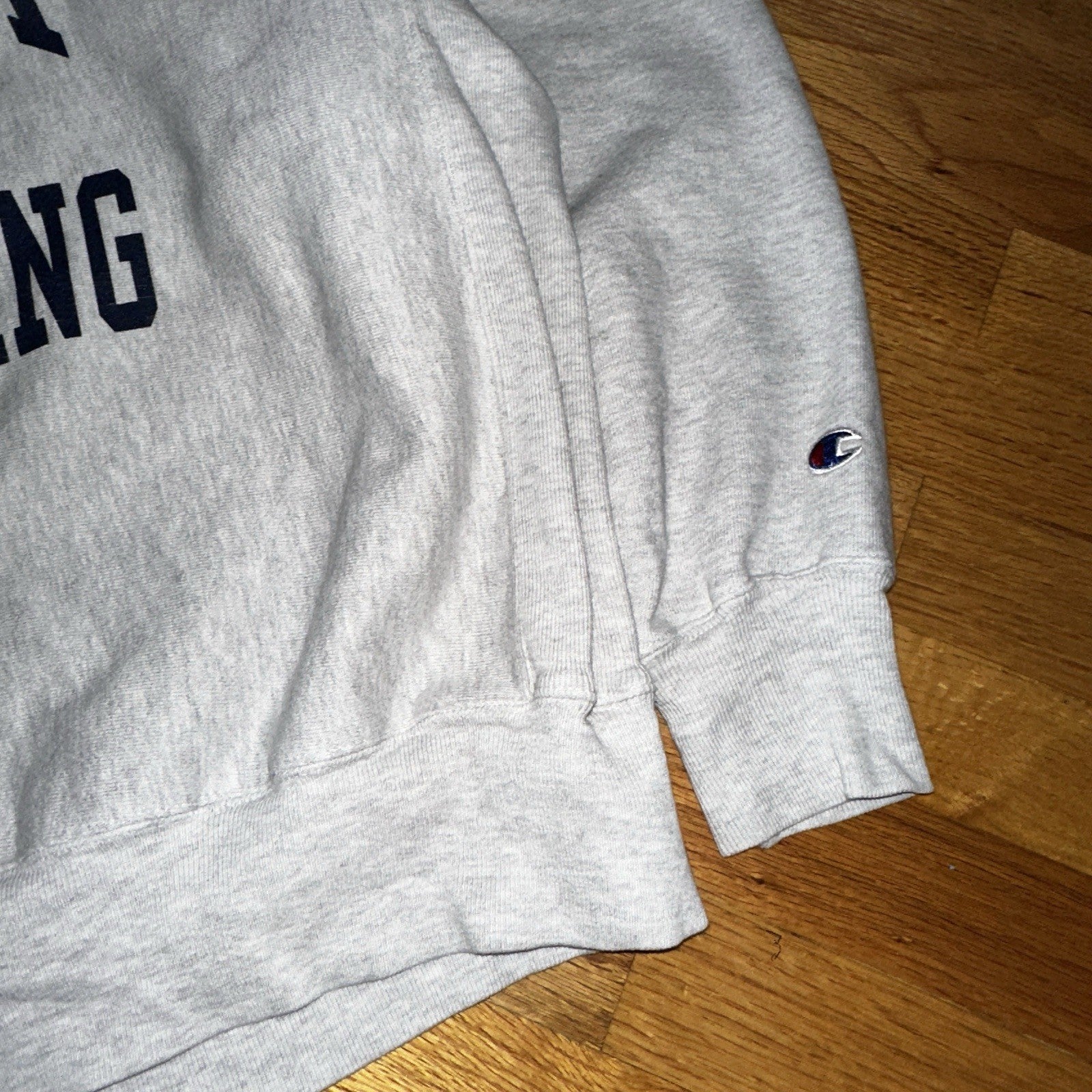 Champion Reverse Weave Vintage Wrestling Conant Sweatshirt L Y2K Gray Crewneck