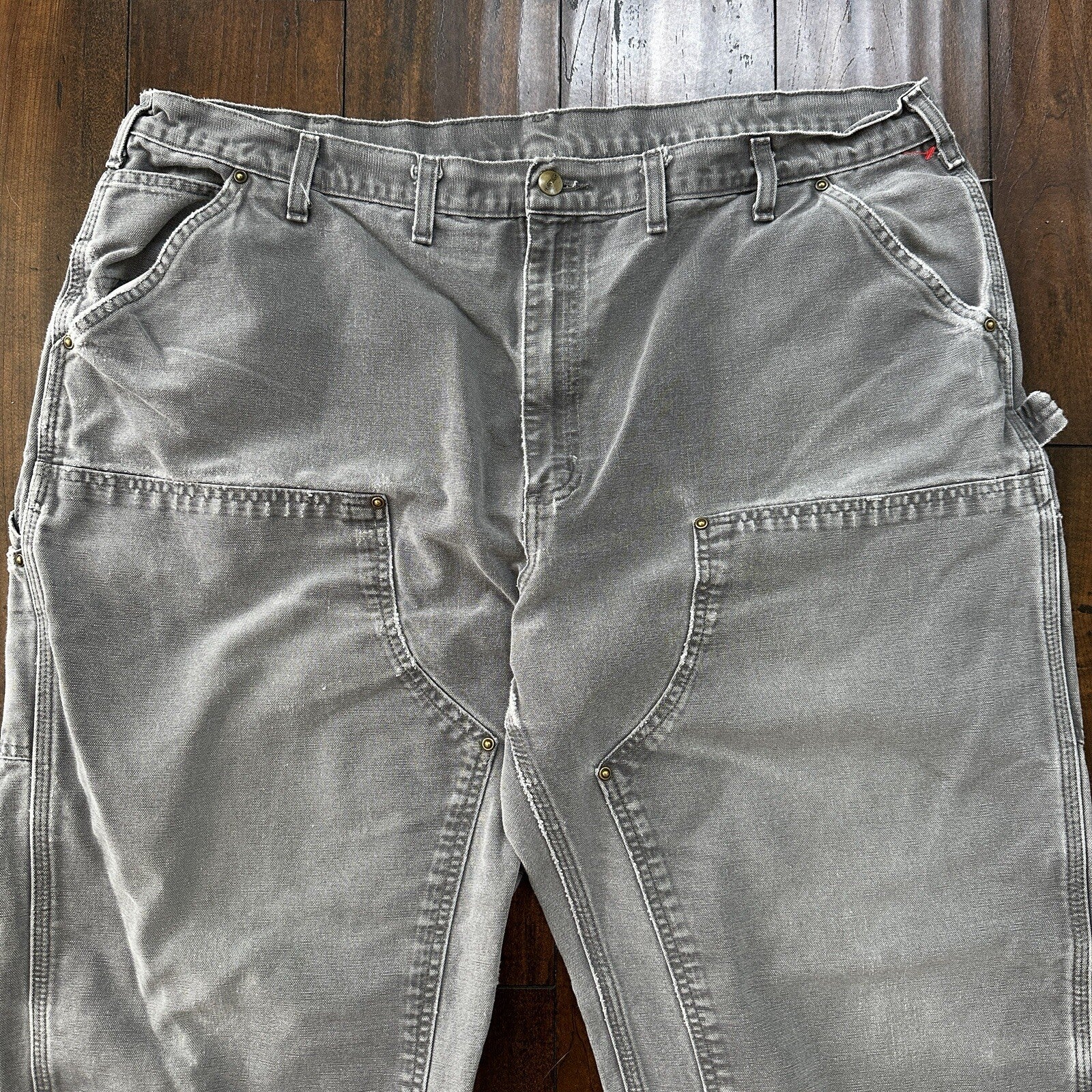 Carhartt B136 GVL Double Knee Carpenter Pants Size 44x34 (Fits 40x30) Dungaree