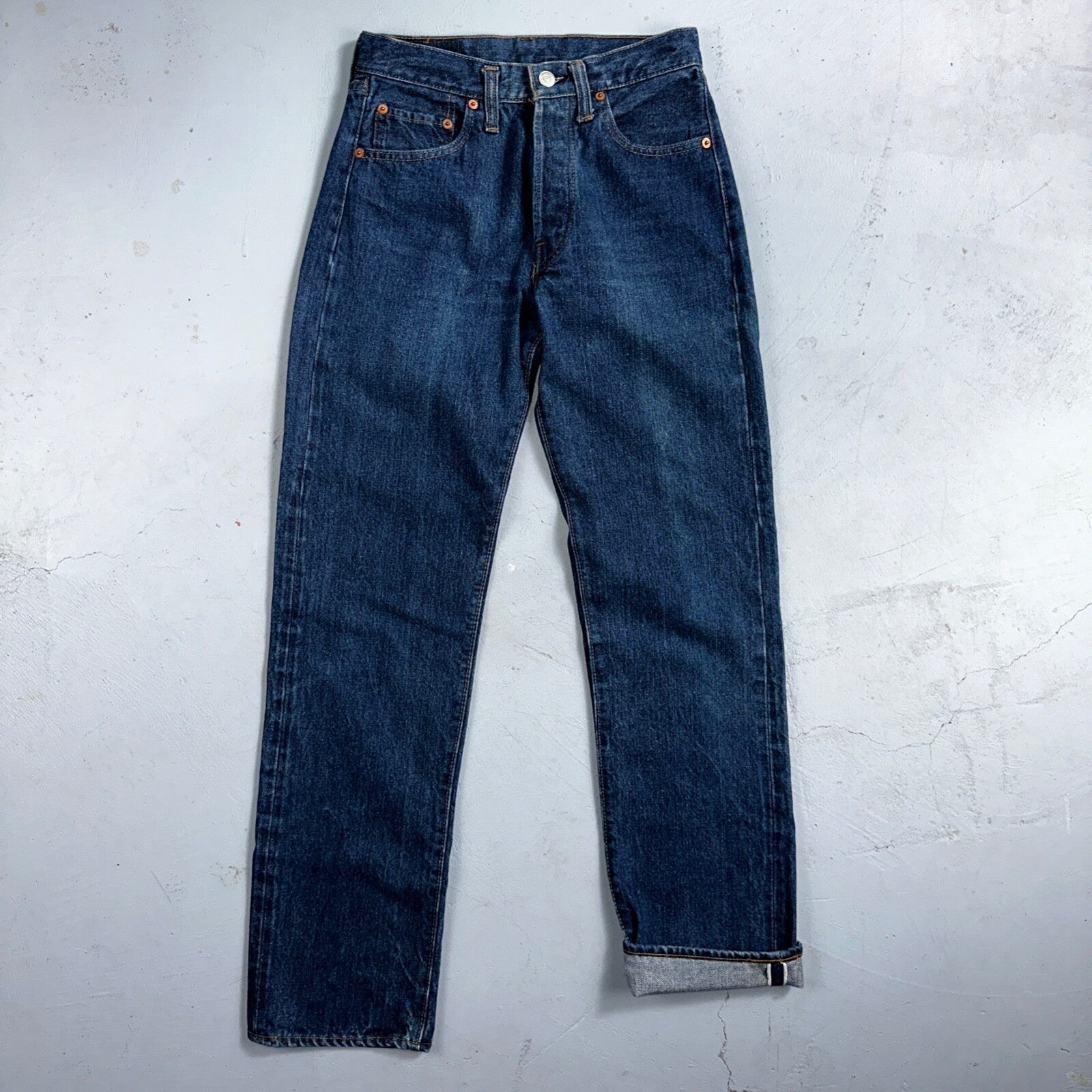 Levis 501 VTG 70s SS Redline Selvedge Jeans XX Dark Wash 28x34 Act 26x30