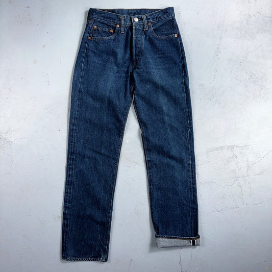 Levis 501 VTG 70s SS Redline Selvedge Jeans XX Dark Wash 28x34 Act 26x30