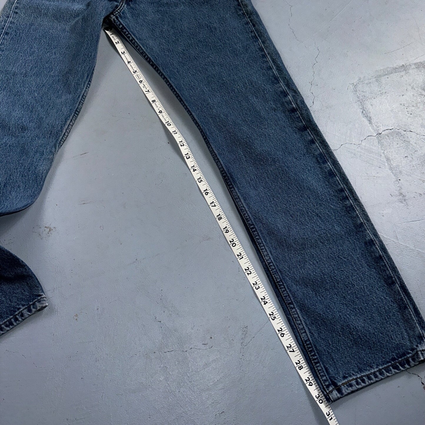 Levis 501 Vintage 90s Mexico XX Straight Leg Jeans 29x32 Y2K Med Wash Act 27x30