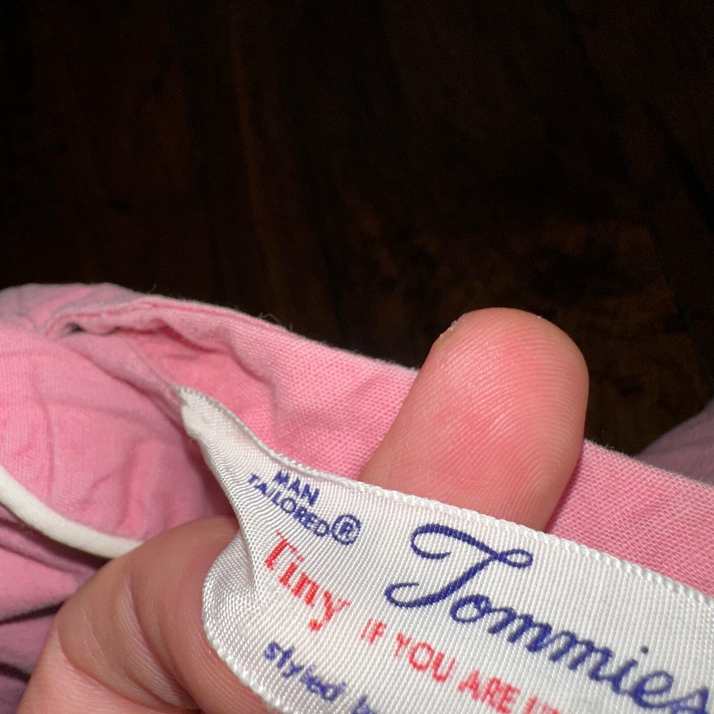 Vintage 50s 60s Tommies Sanforized Sleepwear Pajamas Pair Pants Top Cotton Pink