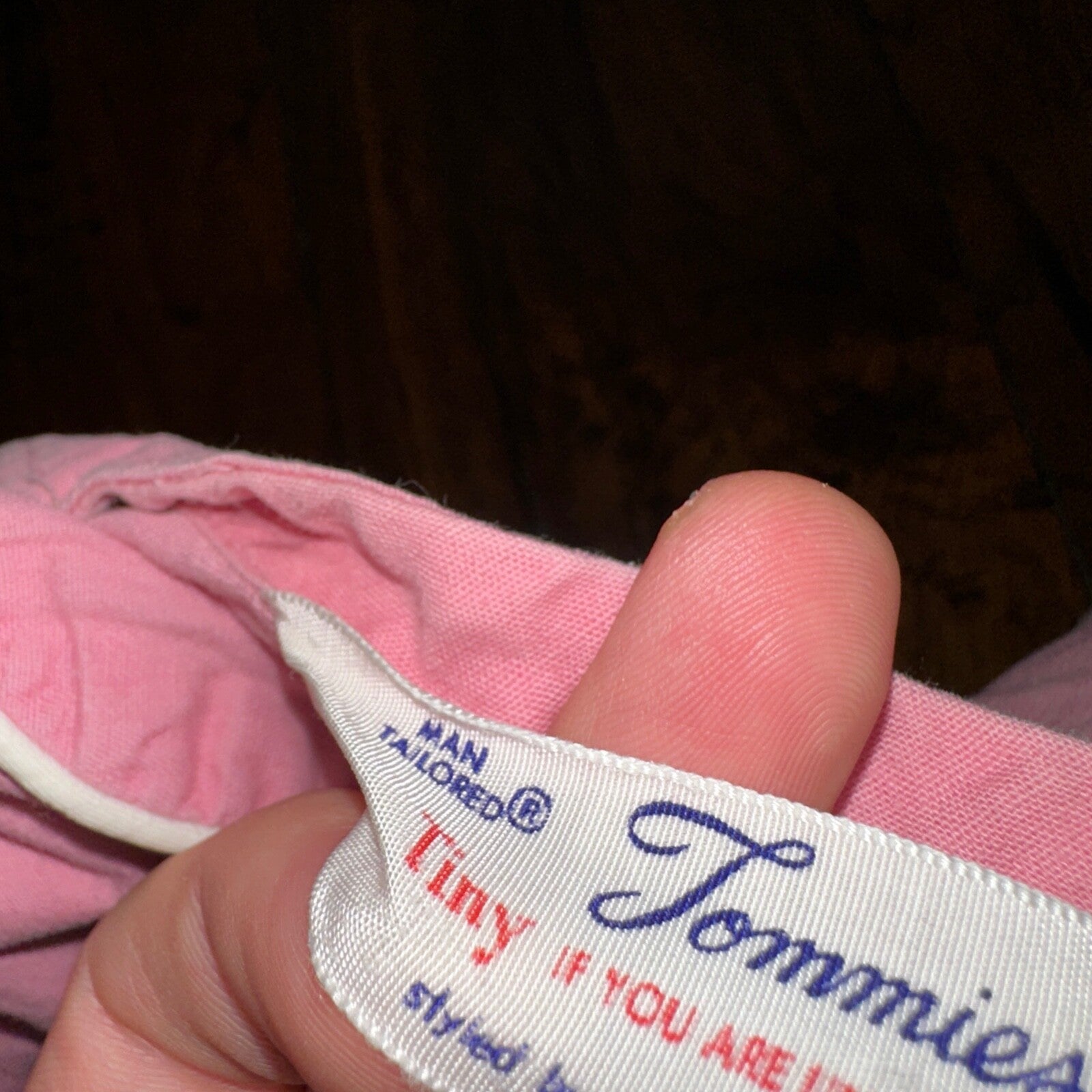 Vintage 50s 60s Tommies Sanforized Sleepwear Pajamas Pair Pants Top Cotton Pink