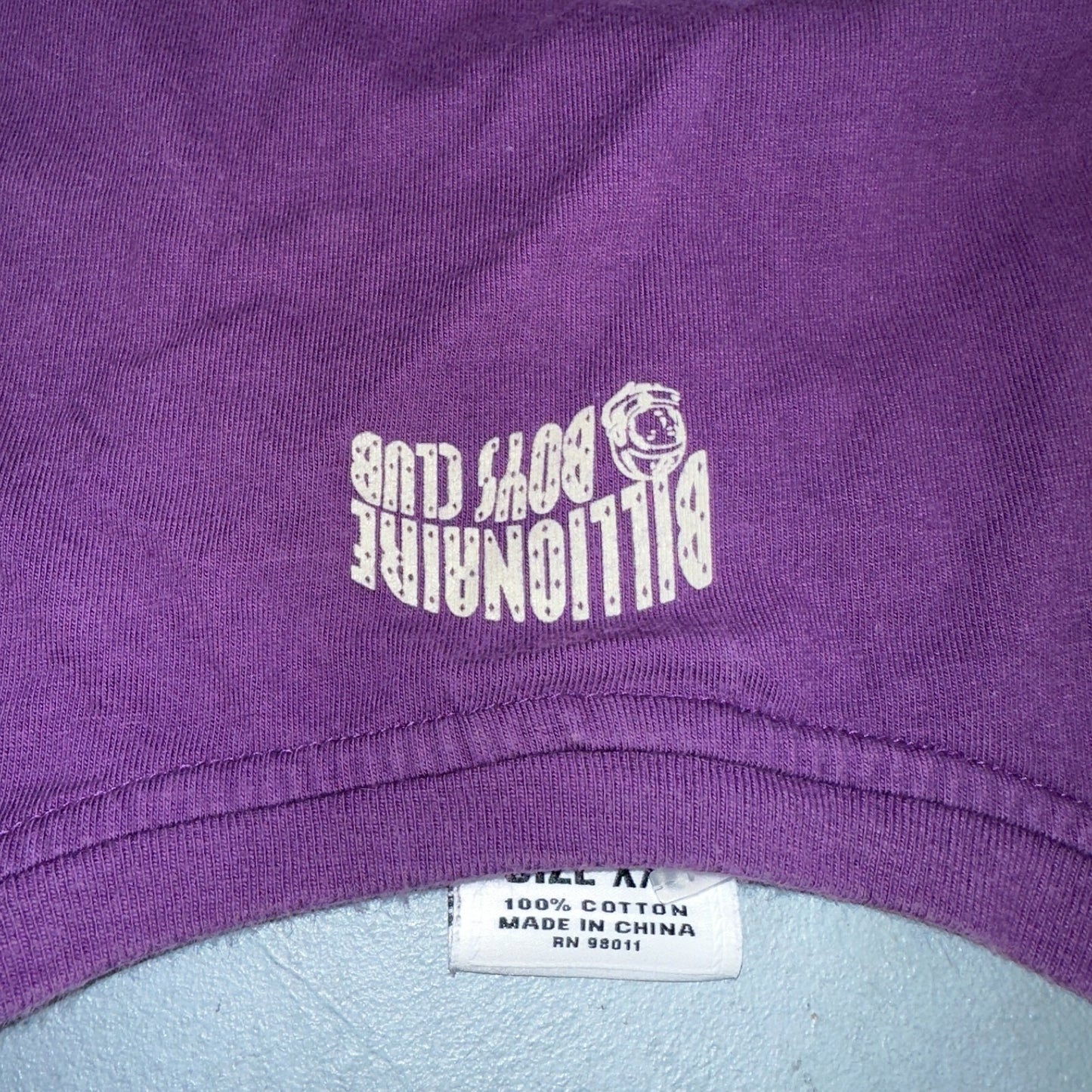 Billionaire Boys Club Purple Astronaut VTG T Shirt BB Bonsai Astro 2XL BBC