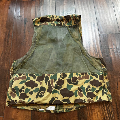VTG Black Sheep Vest L Camouflage Japan Tan Hunting Game Pocket Frogskin