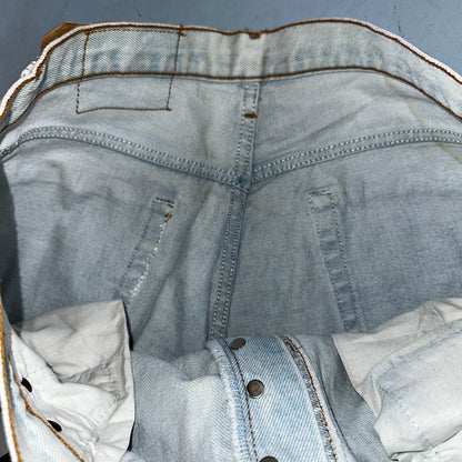 Levis 501 Vintage 90s Europe XX Straight Leg Jeans Light Wash 38x36 Act 35x27