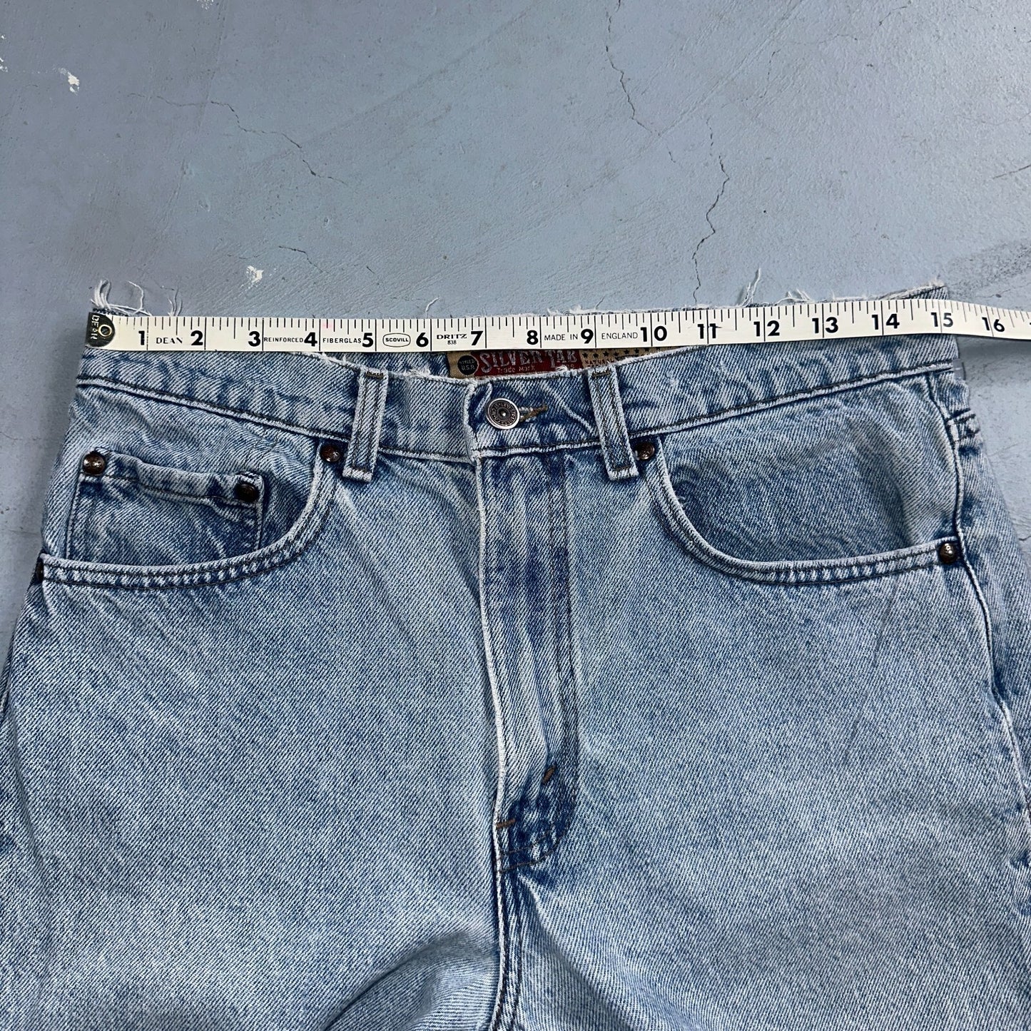 Levis 525 Silver Tab USA Vintage 90s Skater Jeans Light Wash Act 32x32 Act 30x30