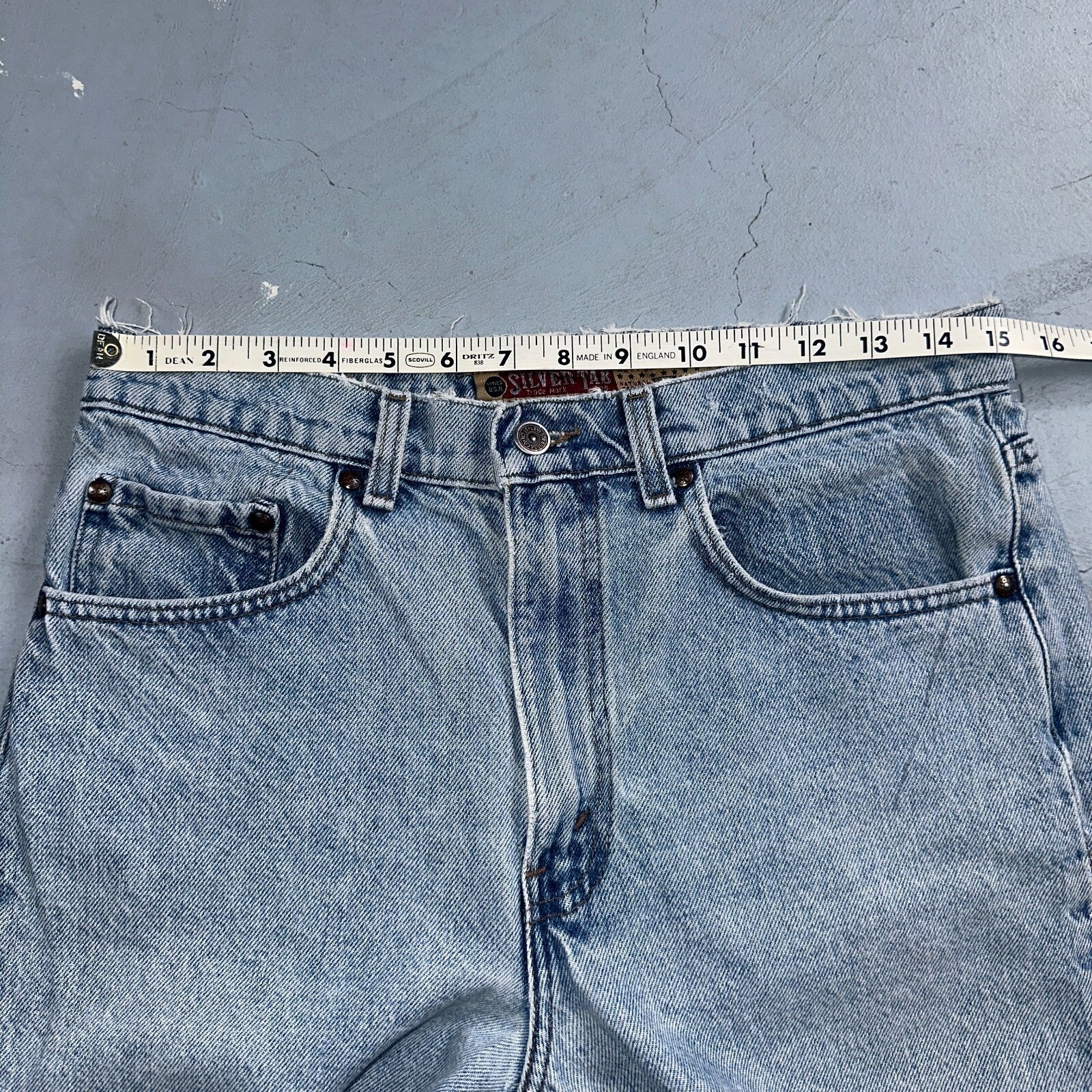 Levis 525 Silver Tab USA Vintage 90s Skater Jeans Light Wash Act 32x32 Act 30x30