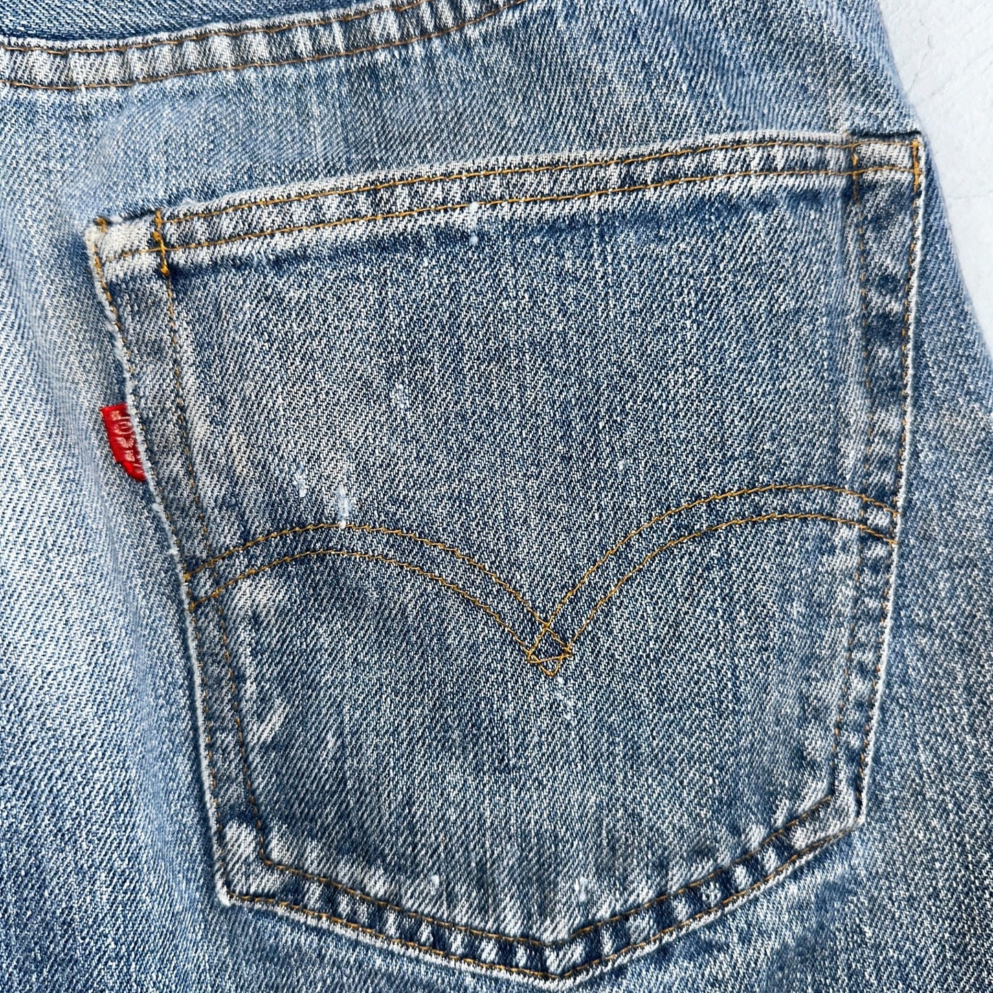 Levis 501 Vintage 70s SS Redline Selvedge USA XX Jeans Med Wash 32x34 Act 30x29