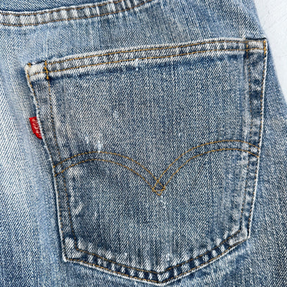 Levis 501 Vintage 70s SS Redline Selvedge USA XX Jeans Med Wash 32x34 Act 30x29