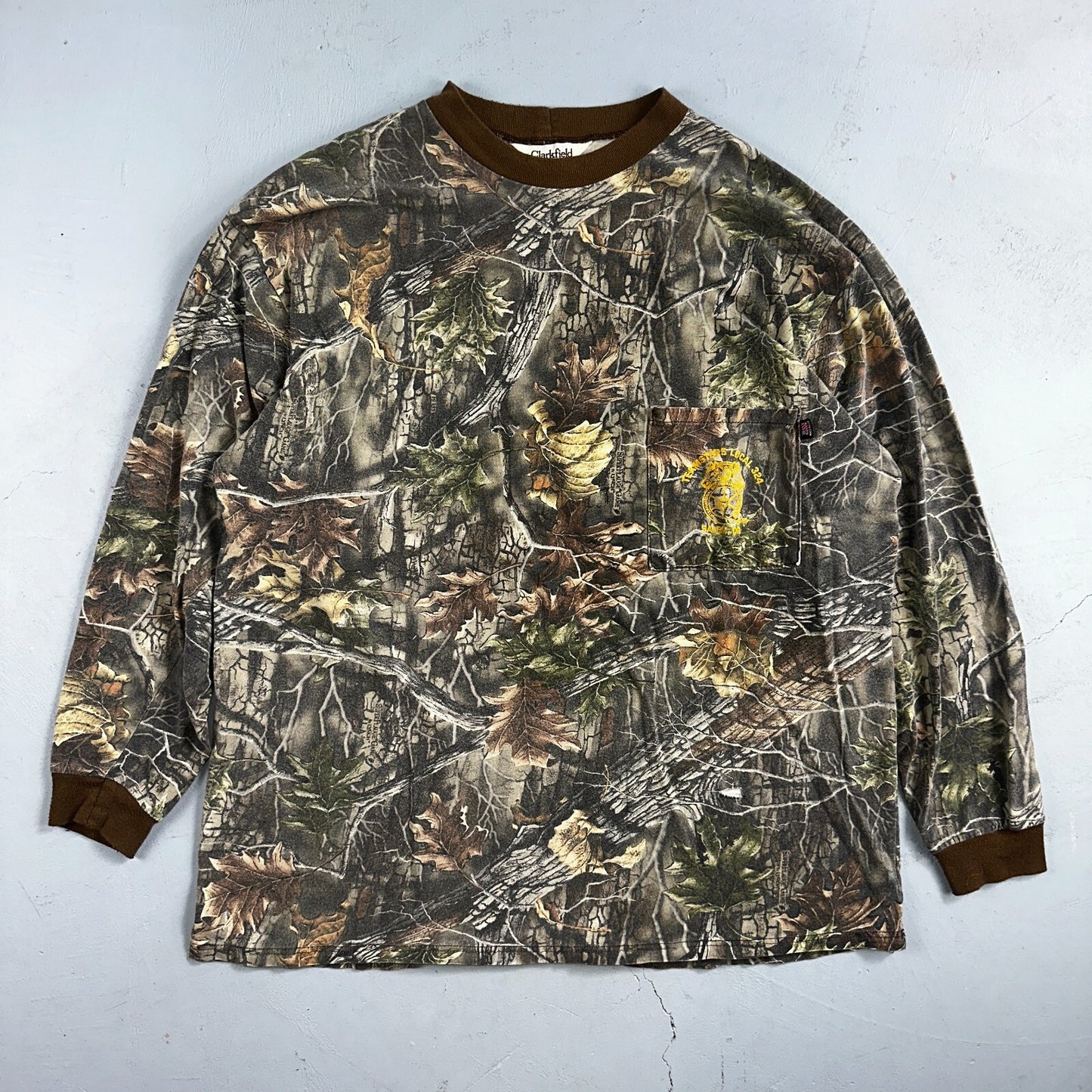 Vintage Clarkfield Outdoors True Timber Camo Hunting Shirt USA Made XL Oregon