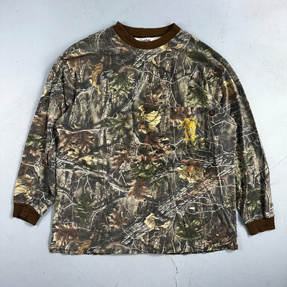 Vintage Clarkfield Outdoors True Timber Camo Hunting Shirt USA Made XL Oregon