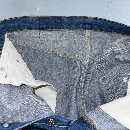 Levis 501 Vintage 80s USA XX Straight Leg Jeans Blue Med Wash 38x30 Act 35x26