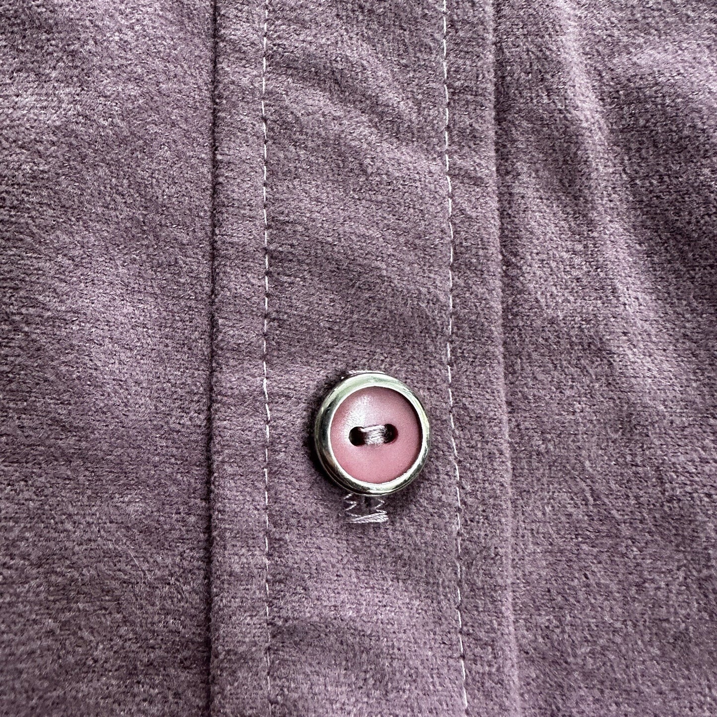 VTG Marty Gutmacker Soft Purple Button Down Shirt Disco Blouse Rockabilly 60s