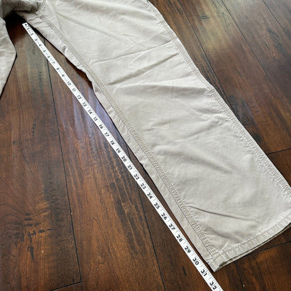 Carhartt B161 Straight Leg Work Men's Size 36x34 Tan Dungaree Fit Pants