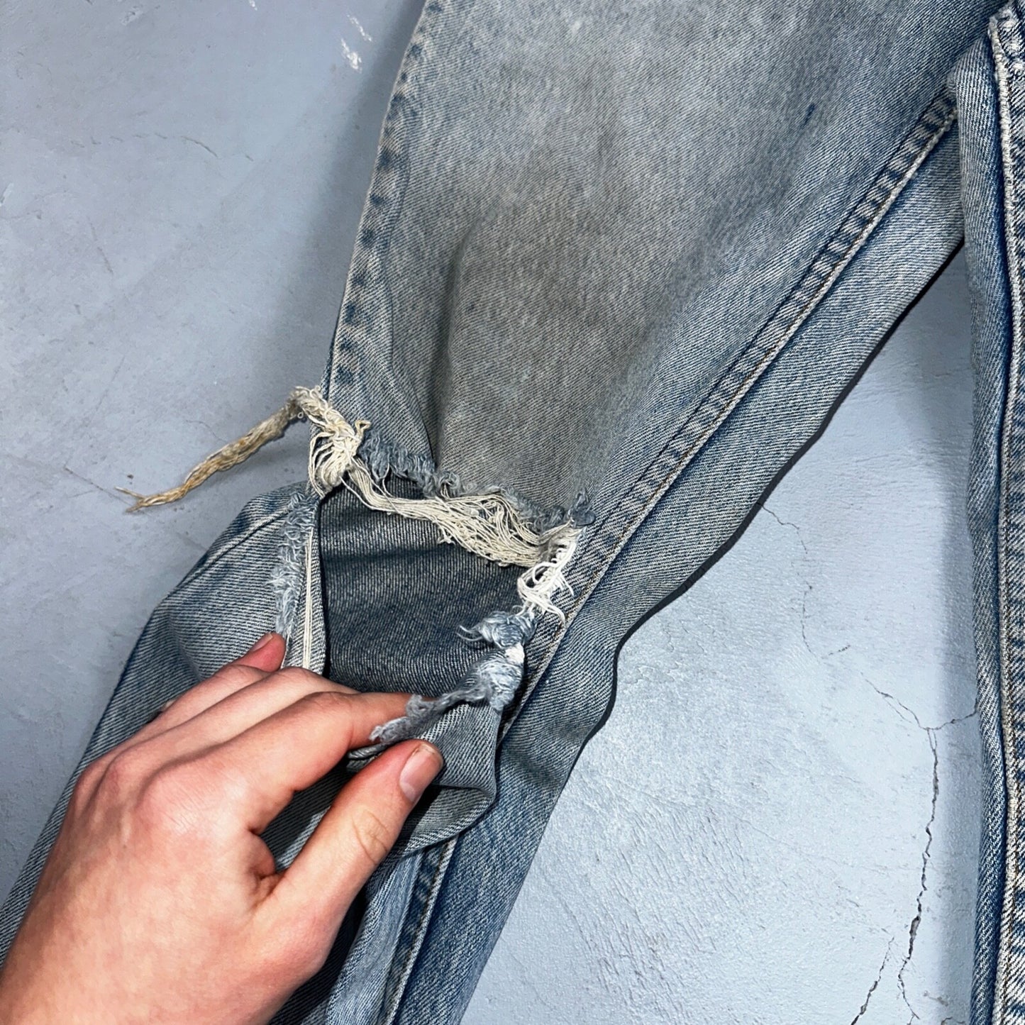 Levis 646 Vintage 70s USA Orange Tab Bootcut Flare Blue Bell Bottom Jeans 29x33